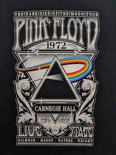 Pink Floyd | Official Band Tank Top | Carnegie Hall Poster