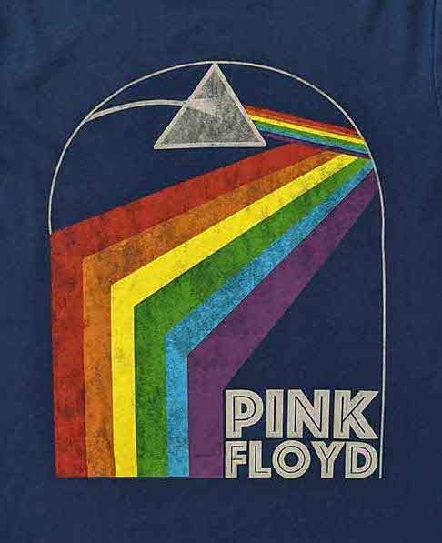 Pink Floyd | Official Band T-Shirt | Prism Arch Blue