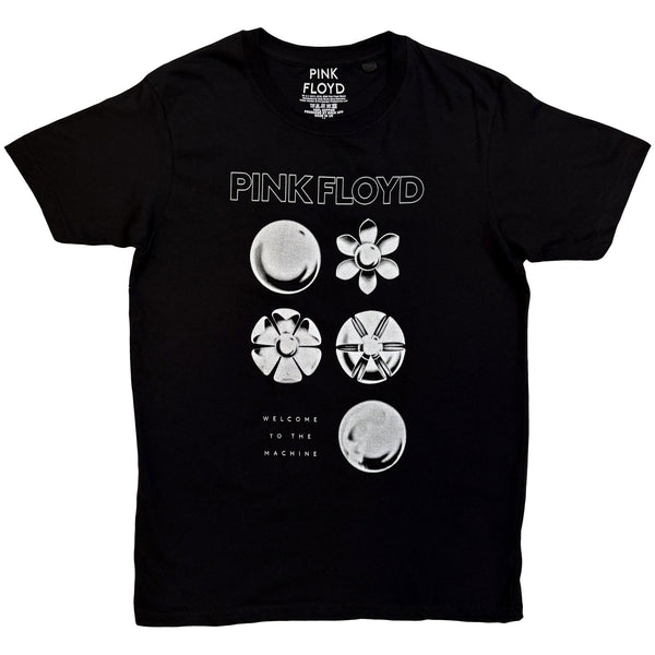 Pink Floyd | Official Band T-Shirt | Flowers (Black)