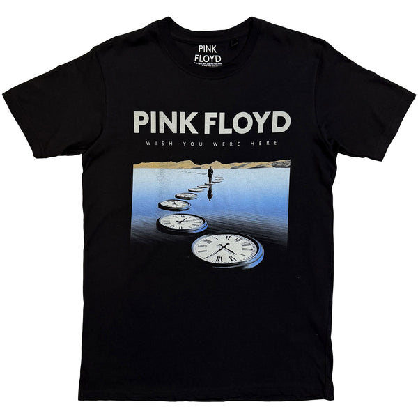 Pink Floyd | Official Band T-Shirt | Clocks (Black)