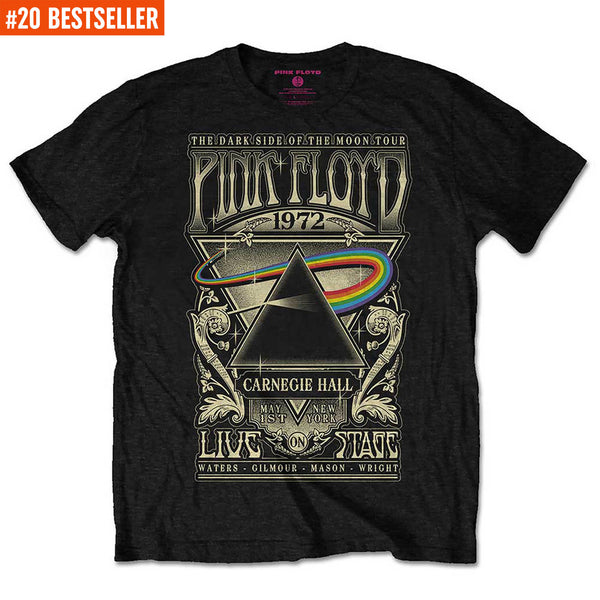 Pink Floyd | Official Band T-Shirt | Carnegie Hall Poster