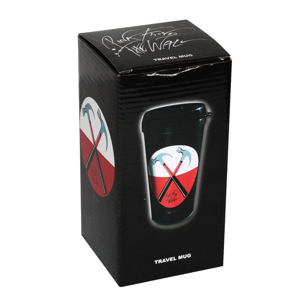 Pink Floyd Travel Mug featuring The Wall motif. (Plastic Body)