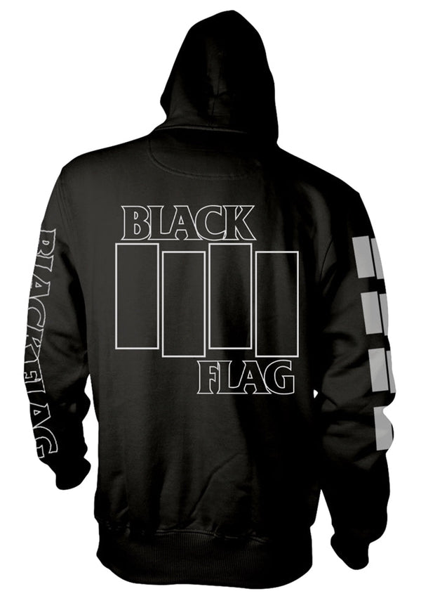 Blag Flag - Logo Unisex Zipped Hoodie (back print)