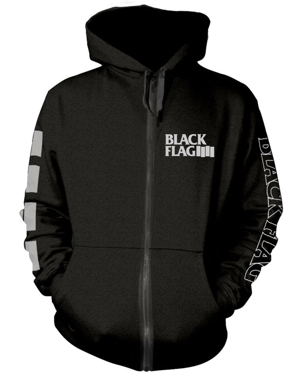 Blag Flag - Logo Unisex Zipped Hoodie (back print)