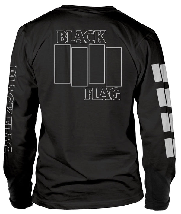 Blag Flag - Logo Unisex Long Sleeved T-Shirt (back print)