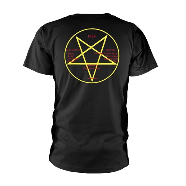Bathory | Official Band T-Shirt | Goat (yellow design, back print)