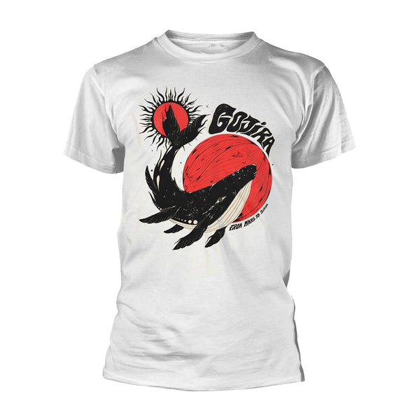 Gojira | Official Band T-Shirt | Whale Sun Moon (White Organic)