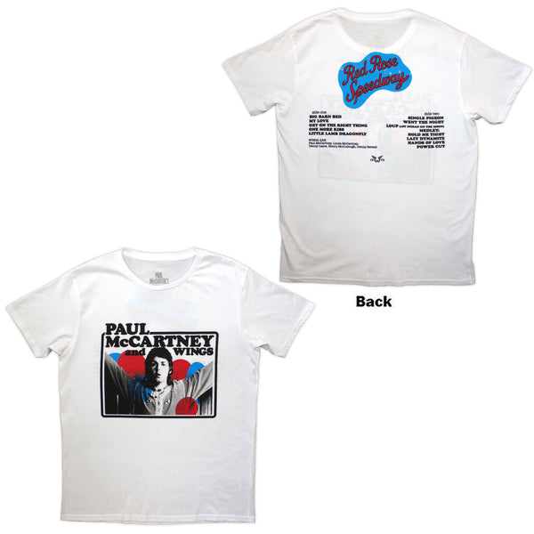 Paul McCartney | Official Artist T-Shirt | Photo Rose (White) (Back Print)