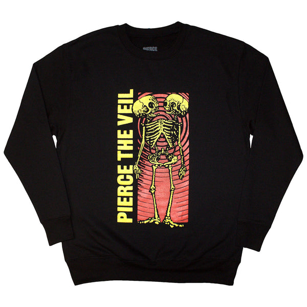 Pierce The Veil | Official Sweatshirt | Wavy Skeleton
