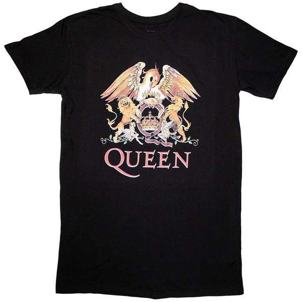 Queen | Ladies Official Band T-Shirt Dress | Classic Crest