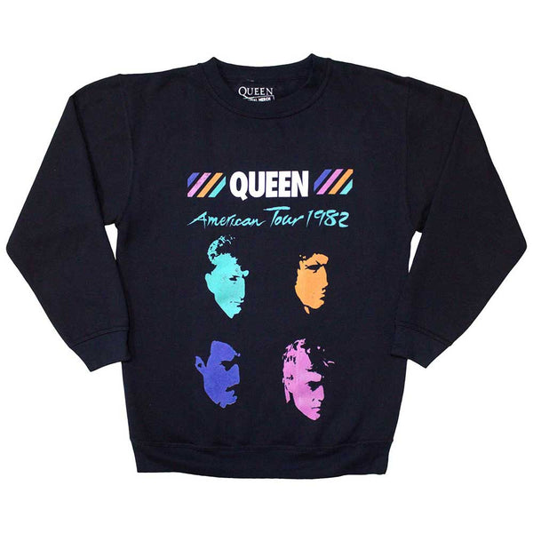 Queen | Official Band Sweatshirt | American Tour 1982