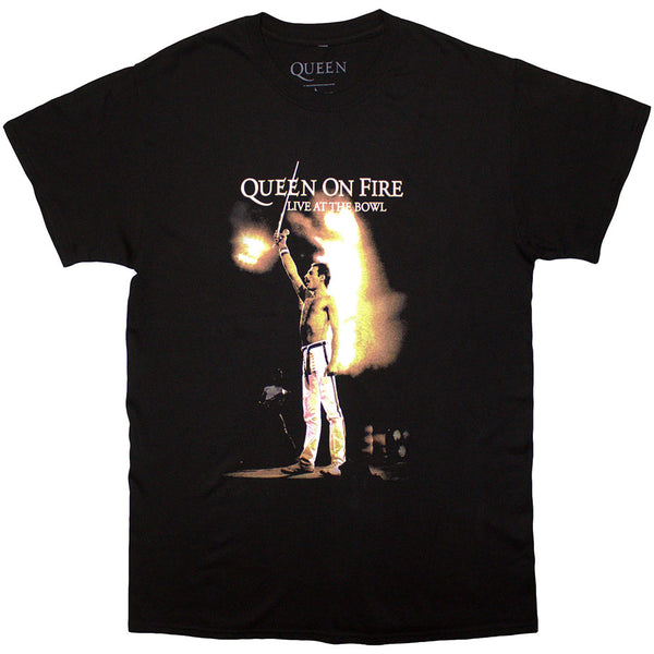 Queen | Official T-Shirt | Live At The Bowl