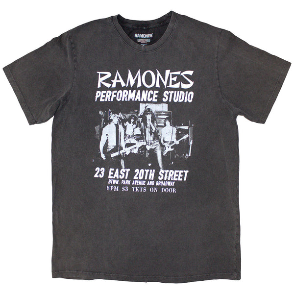 Ramones | Official Stone Wash T-Shirt | East Village