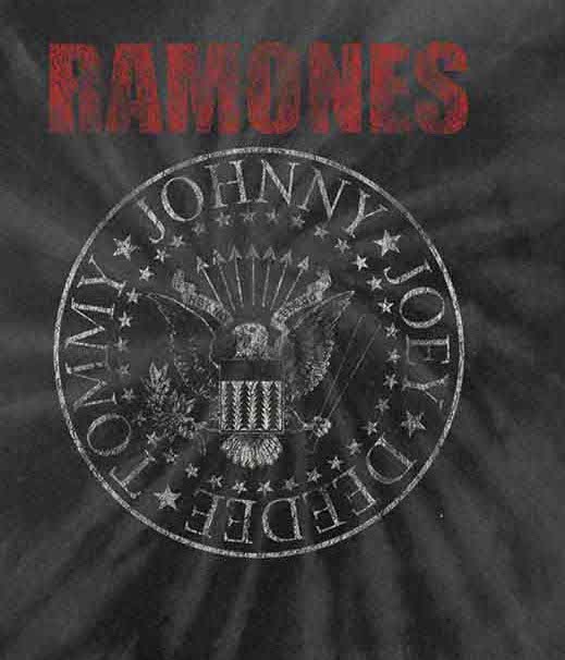 Ramones | Official Band T-Shirt | Presidential Seal (Dip-Dye)