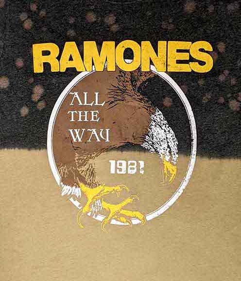 Ramones | Official Band T-Shirt | All The Way (Wash Collection)