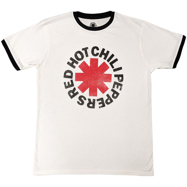 Red Hot Chili Peppers | Official Ringer Band T-Shirt | Logo Ringer
