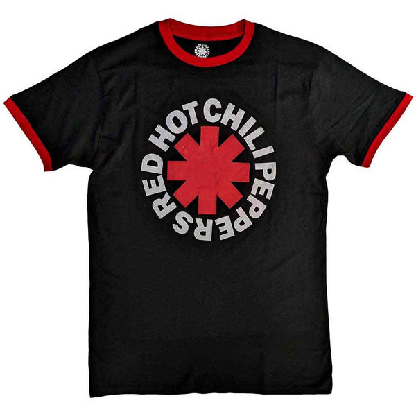 Red Hot Chili Peppers | Official Band Ringer T-Shirt | Classic Asterisk