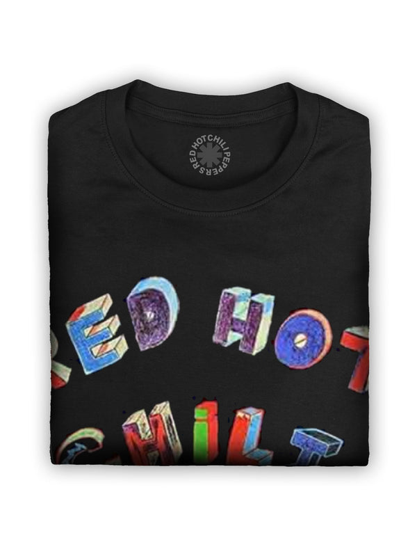 Red Hot Chili Peppers | Official Band T-Shirt | Colourful Letters