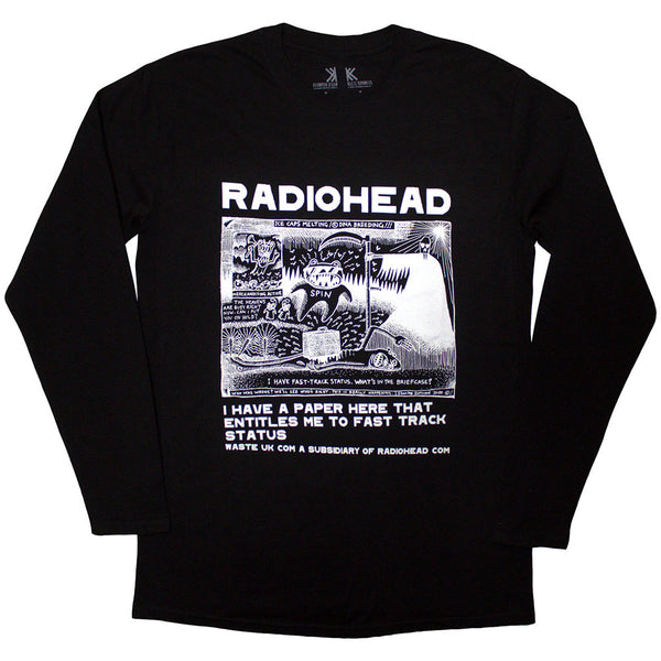 Radiohead | Official Band Long Sleeved T-Shirt | Ice Caps