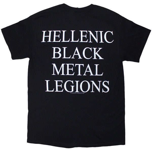 Rotting Christ | Official T-Shirt | Hellenic Black Metal Legions (Back Print)