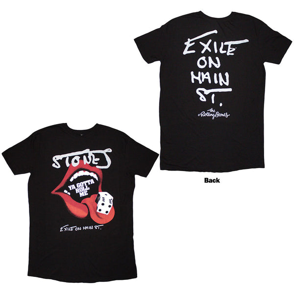 The Rolling Stones | Official Ladies T-Shirt Dress | Ya Gotta Roll Exile (Back Print)