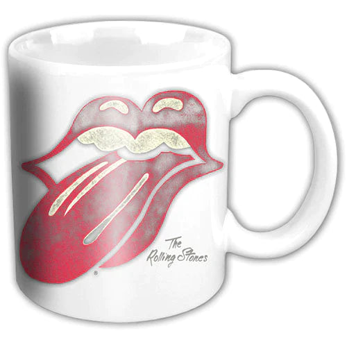 The Rolling Stones Gift Set with boxed Coffee Mug, Woven Patch, Rubber Keychain, Fridge Magnet & Wallet
