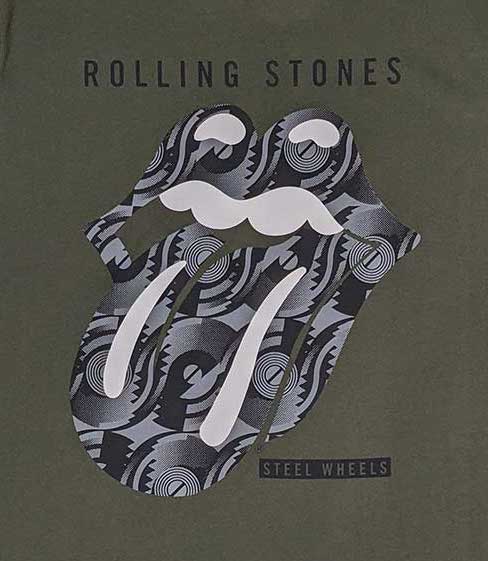 The Rolling Stones | Official Band Ringer T-Shirt | Black & White Tongue