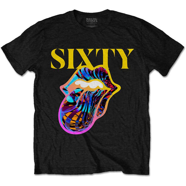 SALE | The Rolling Stones | Official Band T-Shirt | Sixty Cyberdelic Tongue (back print)