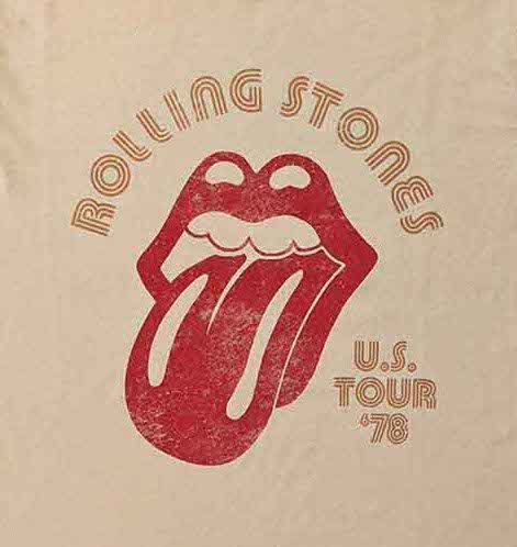 The Rolling Stones | Official Band Ringer T-Shirt | US Tour '78