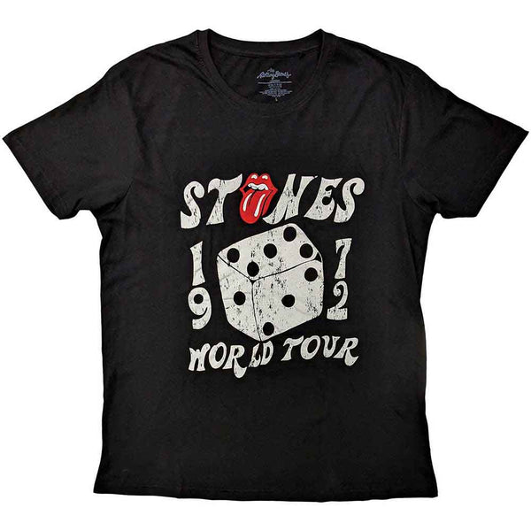 The Rolling Stones | Official Band T-Shirt | Dice Tour '72