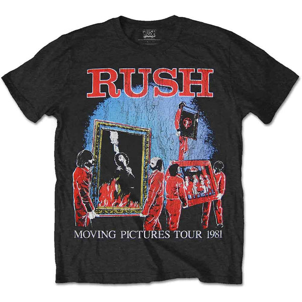 Rush | Official Band T-shirt | 1981 Tour (Back Print)