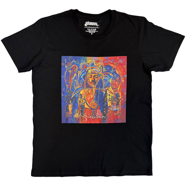 Santana | Official Band T-Shirt | Shaman (Black)