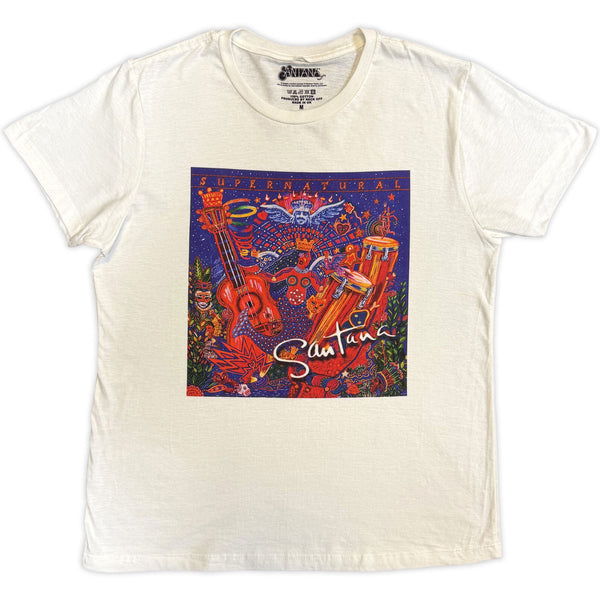 Santana | Official Band T-Shirt | Supernatural (White)