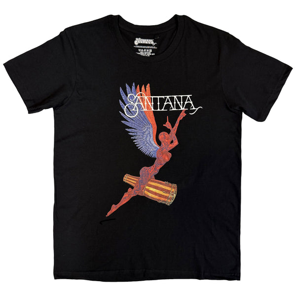 Santana | Official Band T-Shirt | Abraxas Angel (Black)