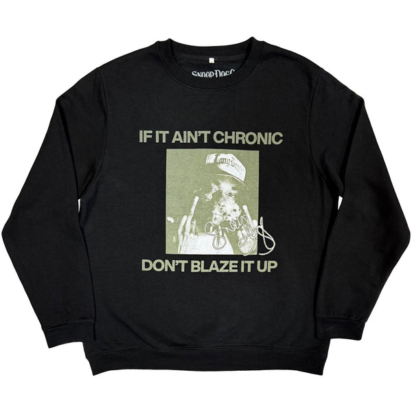 Snoop Dogg | Official Artist Sweatshirt | Chronic Signature (Black)