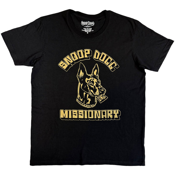 Snoop Dogg | Official Artist T-Shirt | Doberman (Black)
