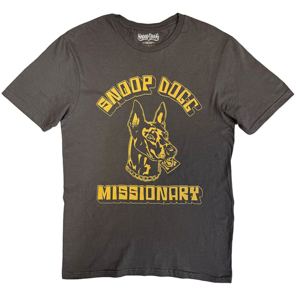Snoop Dogg | Official Artist T-Shirt | Doberman (Charcoal Grey)