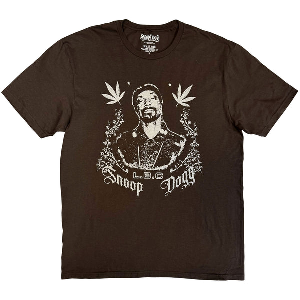 Snoop Dogg | Official Artist T-Shirt | L.B.C. (Brown)