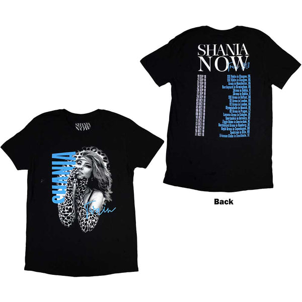 Shania Twain | Official Band T-Shirt | Tour 2018 Gloves Photo (Back Print & Ex-Tour)