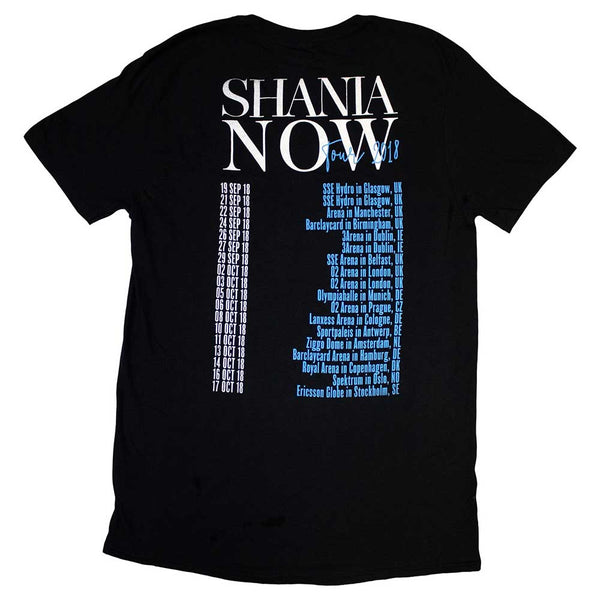 Shania Twain | Official Band T-Shirt | Tour 2018 Gloves Photo (Back Print & Ex-Tour)