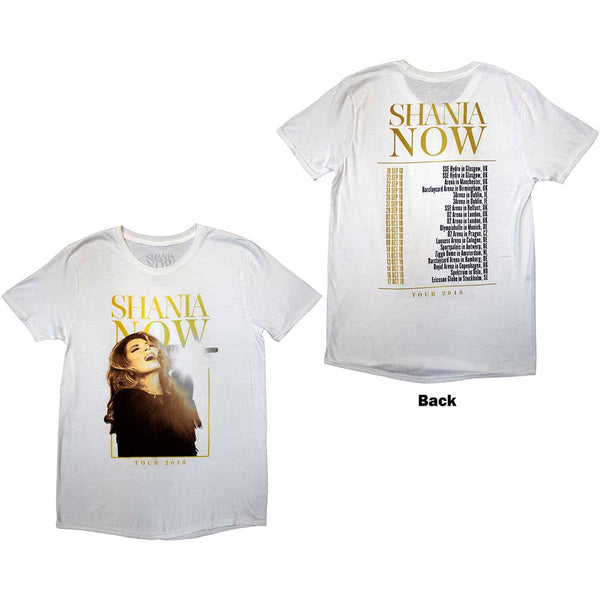 Shania Twain | Official Band T-Shirt | Tour 2018 Mic Photo (Back Print & Ex-Tour)