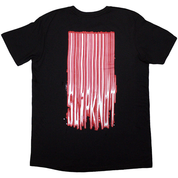 Slipknot | Official Band T-Shirt | Stretched Barcode (Back Print)