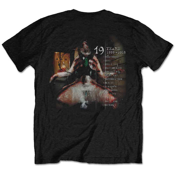 Slipknot | Official Band T-shirt | Debut Album 19 Years (Back Print)