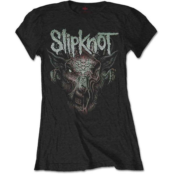 Slipknot | Official Band Ladies T-Shirt | Infected Goat (Back Print)