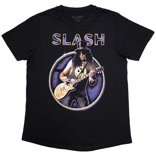 Slash | Official Band T-Shirt | Purple Circle