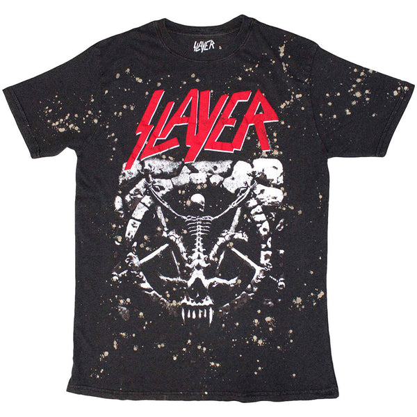 Slayer | Official Band T-Shirt | Divine Splatter (Black) (Wash Collection)