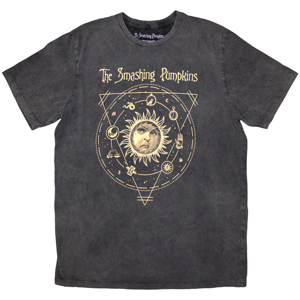 The Smashing Pumpkins | Official Stone Wash T-Shirt | Celestial Sun