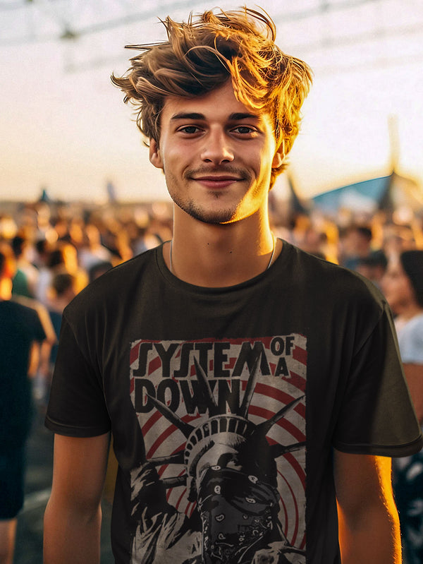 System Of A Down | Official Band T-Shirt | Liberty Bandit