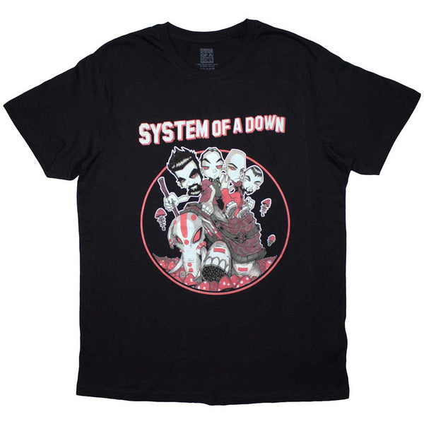 System Of A Down | Official Band T-Shirt | Mushroom People