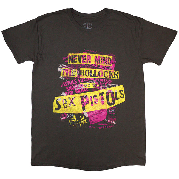 The Sex Pistols | Official  Band T-Shirt | NMTB Text Overlay
